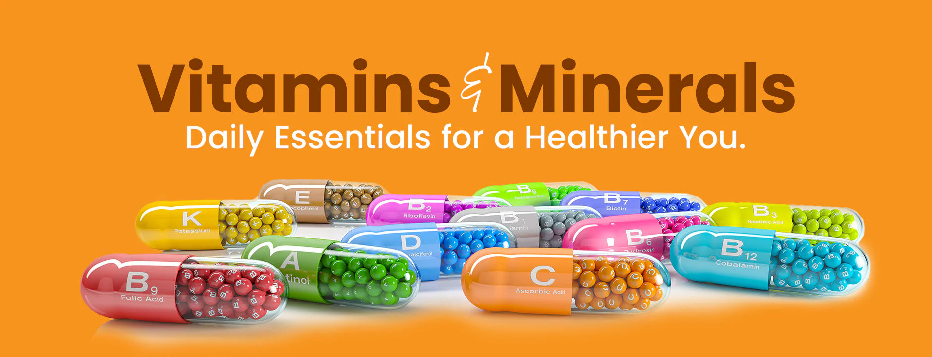Vitamins & Minerals Banner